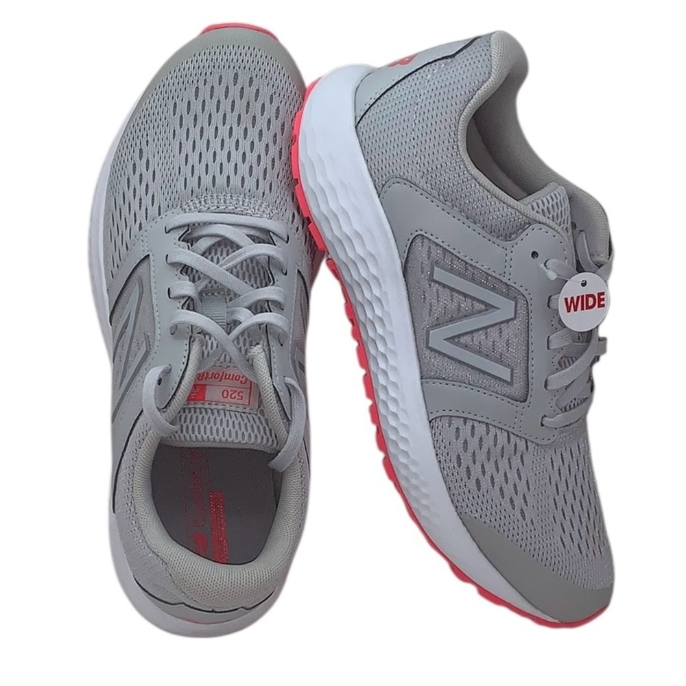 New Balance 520 W520LS5 Womenโs Running Shoes Size 9 Wide Gray Sneakers Comfort - Picture 14 of 16